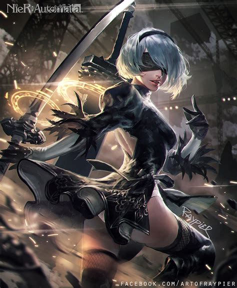 nier automata fan art